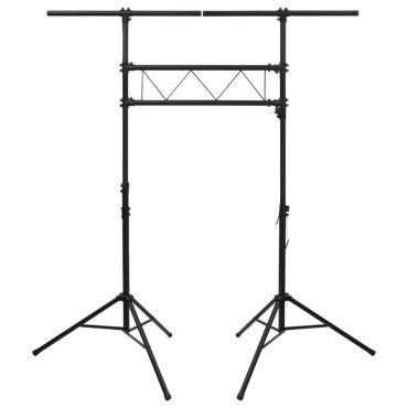 vidaXL Βάση Φωτισμού Μαύρη 238 x 115 x (180-300) εκ. Ατσάλινη