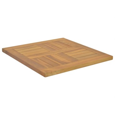 VidaXL Επιφάνεια Τραπεζιού Τετράγωνη 50x50x2,5cm Μασίφ Ξύλο Teak 1 τεμ.