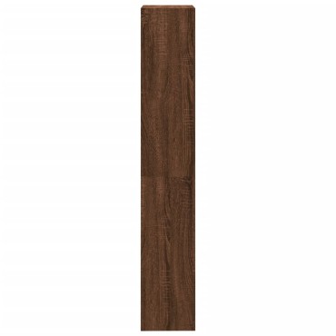 vidaXL Βιβλιοθήκη με 4 Ράφια Καφέ Δρυς 40x24x143cm Επεξεργ. Ξύλο 1 τεμ.