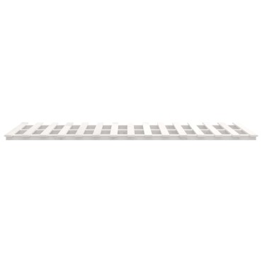 vidaXL Σκελετός κρεβατιού Λευκό 140x200cm από Μασίφ Ξύλο Πεύκου 1 τεμ. - Διπλό