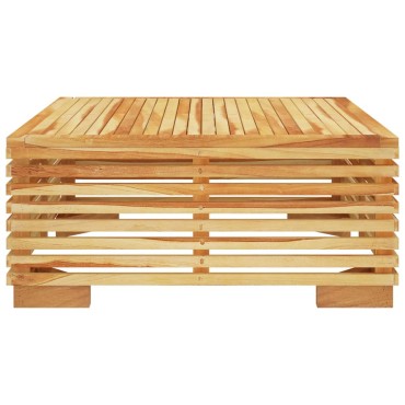 vidaXL Τραπεζάκι Κήπου 69,5x69,5x31cm από Μασίφ Ξύλο Teak