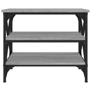 vidaXL Βοηθητικό Τραπέζι Γκρι Sonoma 55x38x45cm Επεξεργασμένο Ξύλο