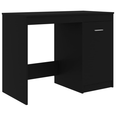 vidaXL Γραφείο Μαύρο 140x50x76cm από Επεξ. Ξύλο 1 τεμ.