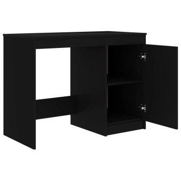 vidaXL Γραφείο Μαύρο 140x50x76cm από Επεξ. Ξύλο 1 τεμ.