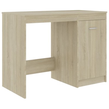 vidaXL Γραφείο Χρώμα Sonoma Δρυς 140x50x76cm από Επεξ. Ξύλο 1 τεμ.