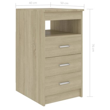 vidaXL Γραφείο Χρώμα Sonoma Δρυς 140x50x76cm από Επεξ. Ξύλο 1 τεμ.