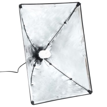 vidaXL Κιτ Φωτισμού Φωτογραφικού Στούντιο με Softbox και Φόντο