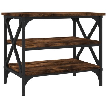 vidaXL Βοηθητικό Τραπέζι Καπνιστή Δρυς 55x38x45cm Επεξεργασμένο Ξύλο