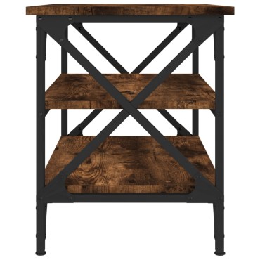 vidaXL Βοηθητικό Τραπέζι Καπνιστή Δρυς 55x38x45cm Επεξεργασμένο Ξύλο