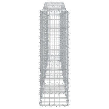 vidaXL Συρματοκιβώτιο Τοξωτό 400x30x100/120εκ. από Γαλβανισμένο Χάλυβα