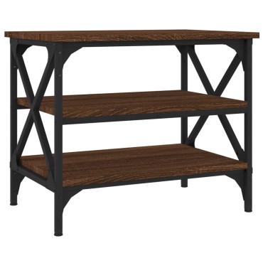 vidaXL Βοηθητικό Τραπέζι Καφέ Δρυς 55x38x45cm Επεξεργασμένο Ξύλο