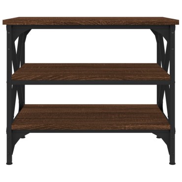 vidaXL Βοηθητικό Τραπέζι Καφέ Δρυς 55x38x45cm Επεξεργασμένο Ξύλο