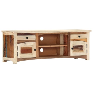 vidaXL Έπιπλο Τηλεόρασης 120x30x40cm από Μασίφ Ανακυκλωμένο Ξύλο