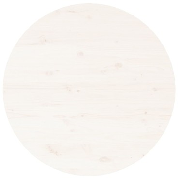 vidaXL Τραπεζάκι Σαλονιού Λευκό 55x45cm από Μασίφ Ξύλο Πεύκου 1 τεμ.