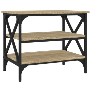 vidaXL Βοηθητικό Τραπέζι Sonoma Δρυς 55x38x45cm Επεξεργασμένο Ξύλο