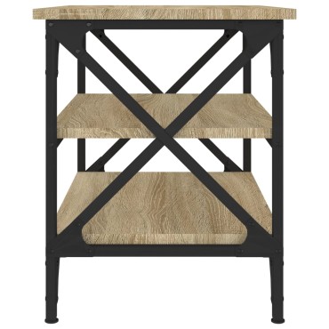vidaXL Βοηθητικό Τραπέζι Sonoma Δρυς 55x38x45cm Επεξεργασμένο Ξύλο
