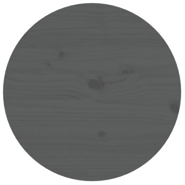 vidaXL Τραπεζάκι Σαλονιού Γκρι 55x60cm από Μασίφ Ξύλο Πεύκου 1 τεμ.