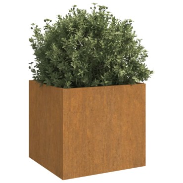 vidaXL Ζαρντινιέρα 49x47x46 εκ. Ατσάλι Σκληρυθέν στον Αέρα
