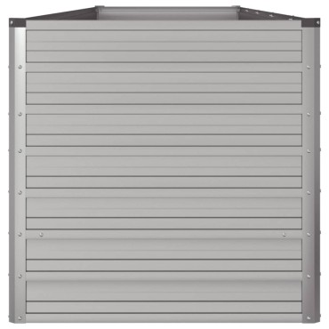 vidaXL Ζαρντινιέρα Σκουριασμένο 400x80x77 εκ. Ατσάλι Σκληρυθέν Αέρα