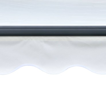 vidaXL Τέντα Συρόμενη Χειροκίνητη με LED Κρεμ 300 x 250 εκ.