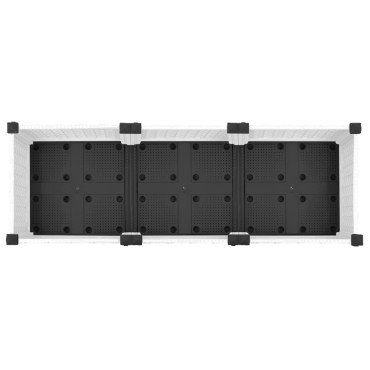 vidaXL Ζαρντινιέρα 120 x 40 x 23 εκ. από Πολυπροπυλένιο