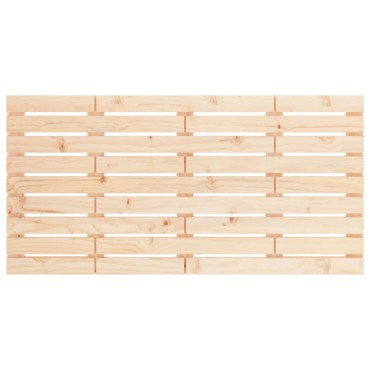 vidaXL Κεφαλάρι Επιτοίχιο 146x3x63cm από Μασίφ Ξύλο Πεύκου 1 τεμ.