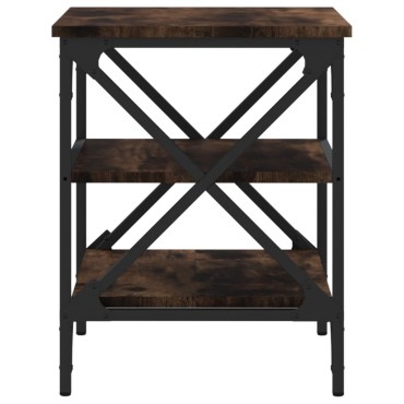 vidaXL Βοηθητικό Τραπέζι Καπνιστή Δρυς 40x42x50cm Επεξεργασμένο Ξύλο 1 τεμ.