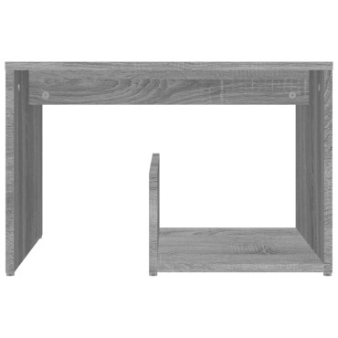 vidaXL Τραπέζι Βοηθητικό Γκρι Sonoma 59x36x38cm Επεξεργασμένο Ξύλο 1 τεμ.
