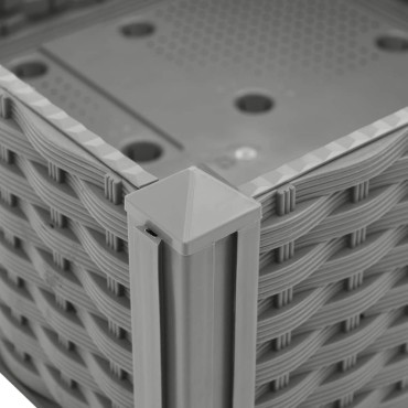 vidaXL Ζαρντινιέρα 160 x 40 x 23 εκ. από Πολυπροπυλένιο