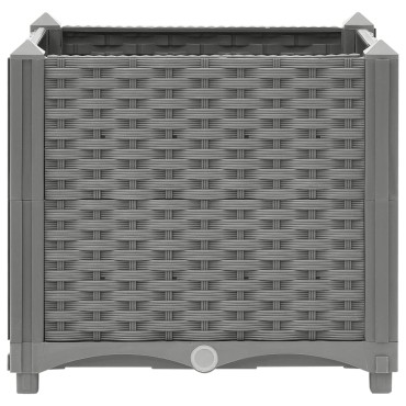 vidaXL Ζαρντινιέρα 40 x 40 x 38 εκ. από Πολυπροπυλένιο