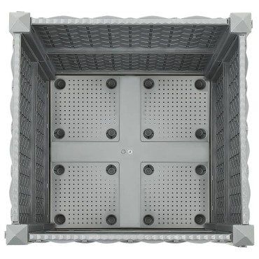 vidaXL Ζαρντινιέρα 40 x 40 x 38 εκ. από Πολυπροπυλένιο