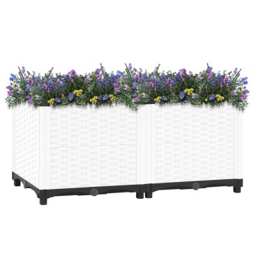 vidaXL Ζαρντινιέρα 80 x 40 x 38 εκ. από Πολυπροπυλένιο