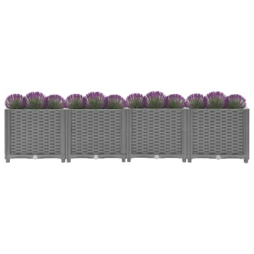 vidaXL Ζαρντινιέρα 160 x 40 x 38 εκ. από Πολυπροπυλένιο