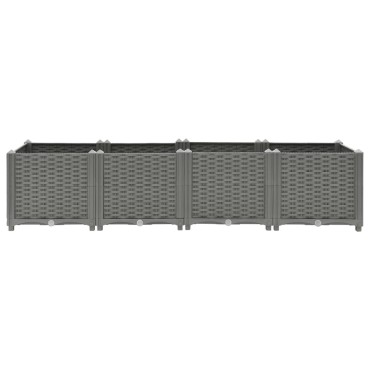 vidaXL Ζαρντινιέρα 160 x 40 x 38 εκ. από Πολυπροπυλένιο