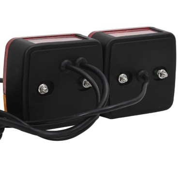 vidaXL Φώτα Τρέιλερ 2 τεμ. Κόκκινα 10,5x5x9,5 εκ. Κλασ. Λαμπτήρας 12V