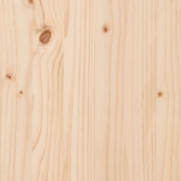 vidaXL Ζαρντινιέρα με Ράφι 111,5x111,5x81 εκ. Μασίφ Ξύλο Πεύκου