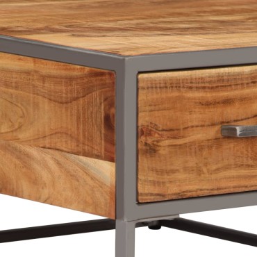vidaXL Τραπεζάκι Σαλονιού 75x75x35cm από Μασίφ Ξύλο Ακακίας 1 τεμ.