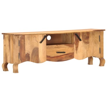 vidaXL Έπιπλο Τηλεόρασης 115x30x42cm από Μασίφ Ξύλο
