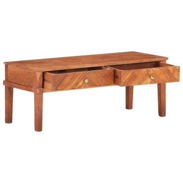 vidaXL Έπιπλο Τηλεόρασης 110x40x41cm από Μασίφ Ξύλο Ακακίας
