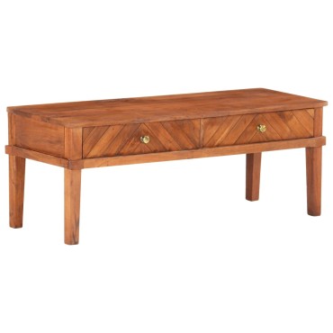 vidaXL Έπιπλο Τηλεόρασης 110x40x41cm από Μασίφ Ξύλο Ακακίας