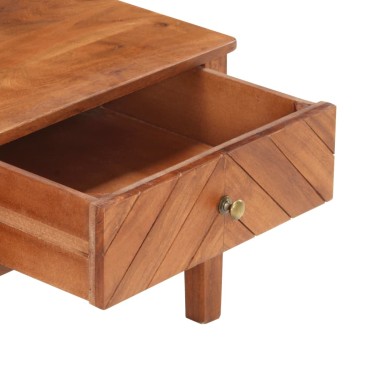 vidaXL Έπιπλο Τηλεόρασης 110x40x41cm από Μασίφ Ξύλο Ακακίας