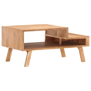 vidaXL Τραπεζάκι Σαλονιού 100x50x45cm από Μασίφ Ξύλο Ακακίας 1 τεμ.