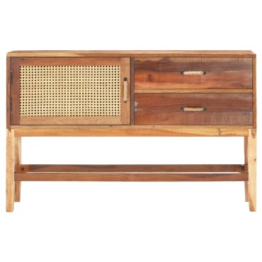 vidaXL Ντουλάπι με Συρτάρια 118x30x76cm Μασίφ Ανακυκλωμένο Ξύλο 1 τεμ.