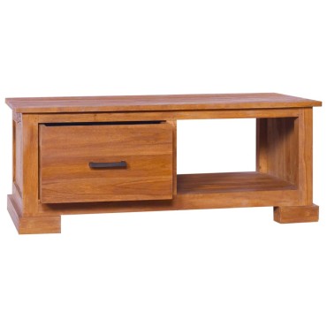 vidaXL Έπιπλο Τηλεόρασης 90x50x37cm από Μασίφ Ξύλο Teak