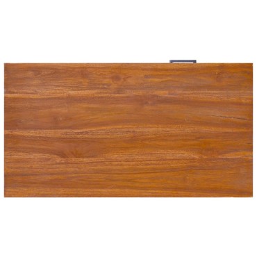 vidaXL Έπιπλο Τηλεόρασης 90x50x37cm από Μασίφ Ξύλο Teak