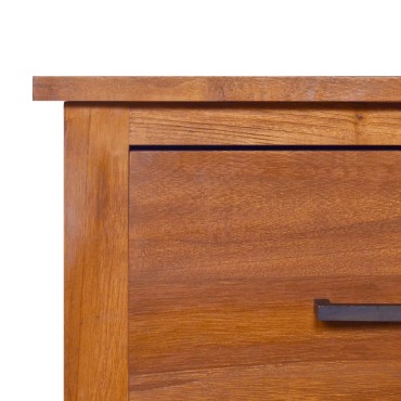 vidaXL Έπιπλο Τηλεόρασης 90x50x37cm από Μασίφ Ξύλο Teak