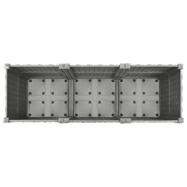 vidaXL Ζαρντινιέρα 120 x 40 x 38 εκ. από Πολυπροπυλένιο
