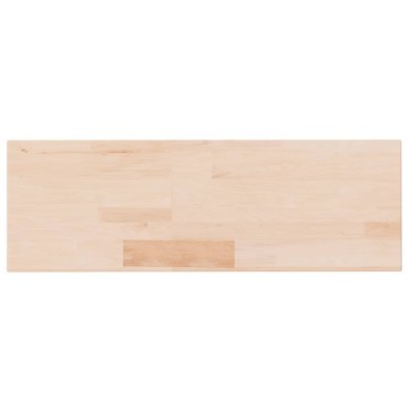 vidaXL Ράφι 60x20x2,5cm από Ακατέργαστο Μασίφ Ξύλο Δρυός 1 τεμ.