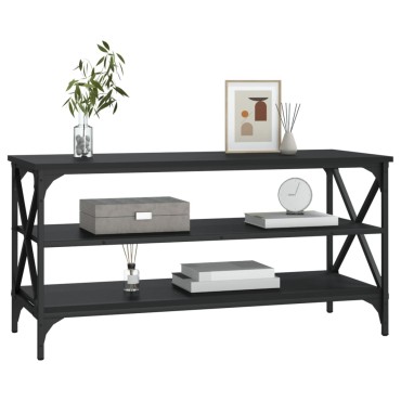 vidaXL Έπιπλο Τηλεόρασης Μαύρο 100x40x50cm Επεξεργασμένο Ξύλο 1 τεμ.