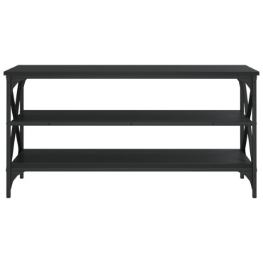 vidaXL Έπιπλο Τηλεόρασης Μαύρο 100x40x50cm Επεξεργασμένο Ξύλο 1 τεμ.